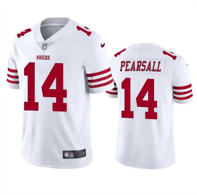 Youth San Francisco 49ers #14 Ricky Pearsall White 2024 Draft Vapor Untouchable Limited Stitched Jersey Dzhi